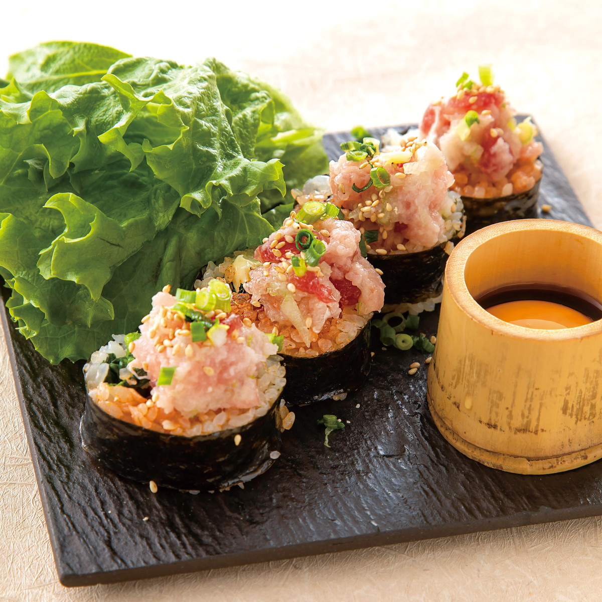 ネギトロユッケ盛り